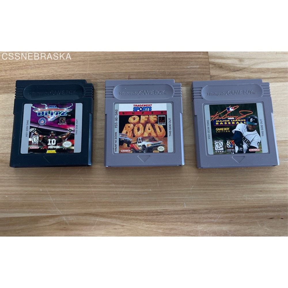 Vintage Nintendo GameNFL Blitz Super Off Road Ken Griffey‎ Jr. Presents Major